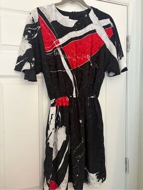 Vintage 1980’s J. Ellis Limited Abstract Dress